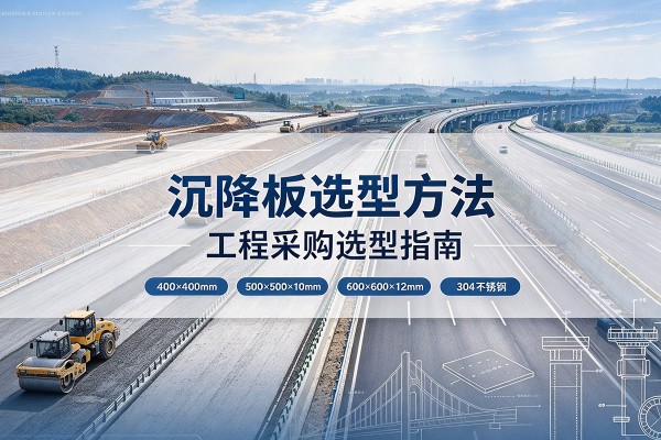 郸城沉降板选择方法