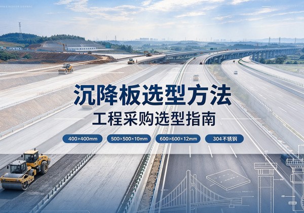 郸城沉降板选择方法